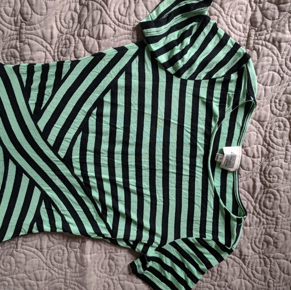 Mint green striped dress S Beige by ECI - Picture 5 of 5